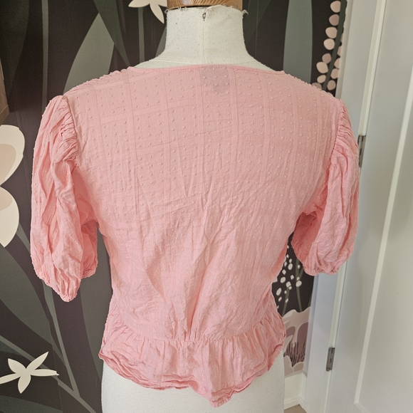 Pink Ruched Women's Top - Picture 5 of 5